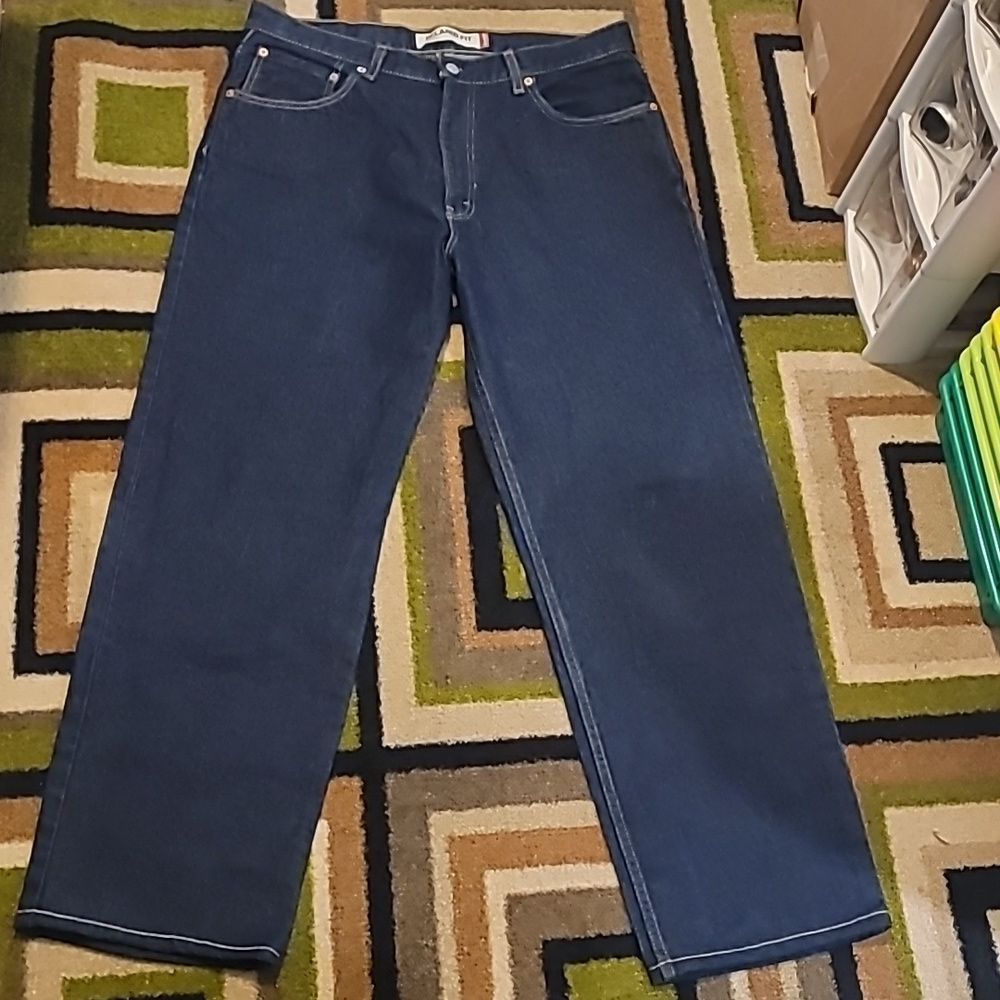 LIKE NEW DARK Vintage Levi's 550 Mens Jeans Relaxed Fit USA 36 x 34